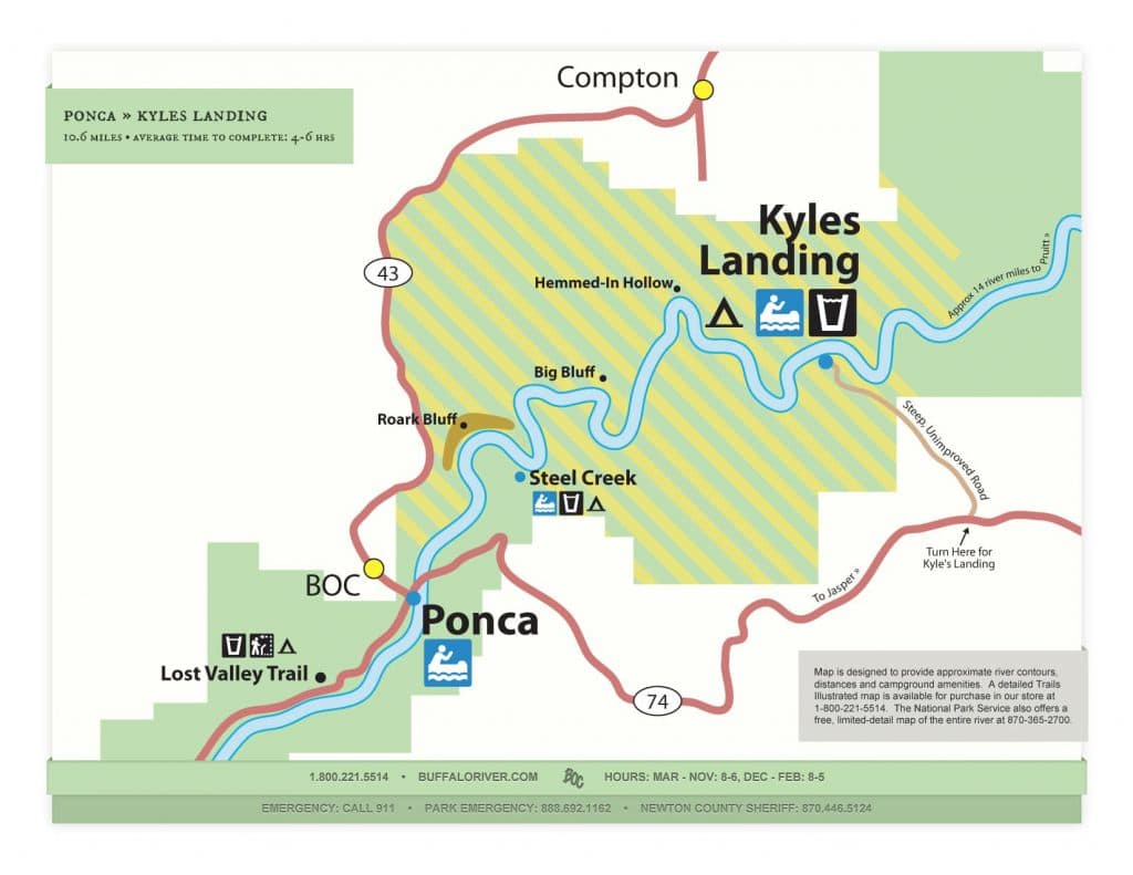 Buffalo National River Maps  Buffalo Outdoor Center